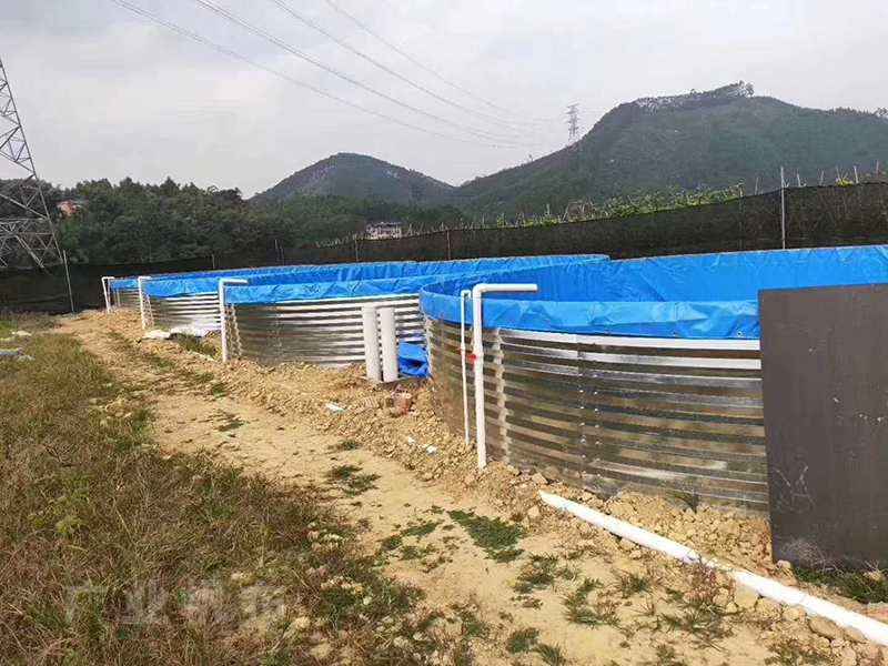 鍍鋅板養殖帆布魚池